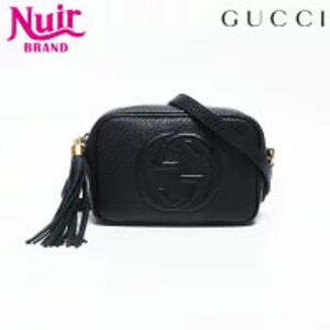 Gucci Soho Leather Shoulder Bag Black